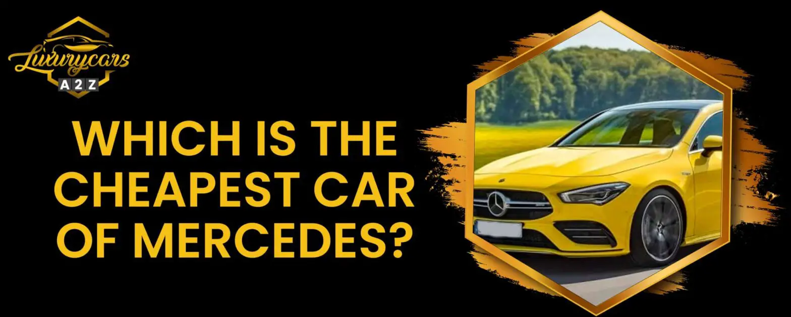 Hvilken er den billigste Mercedes?