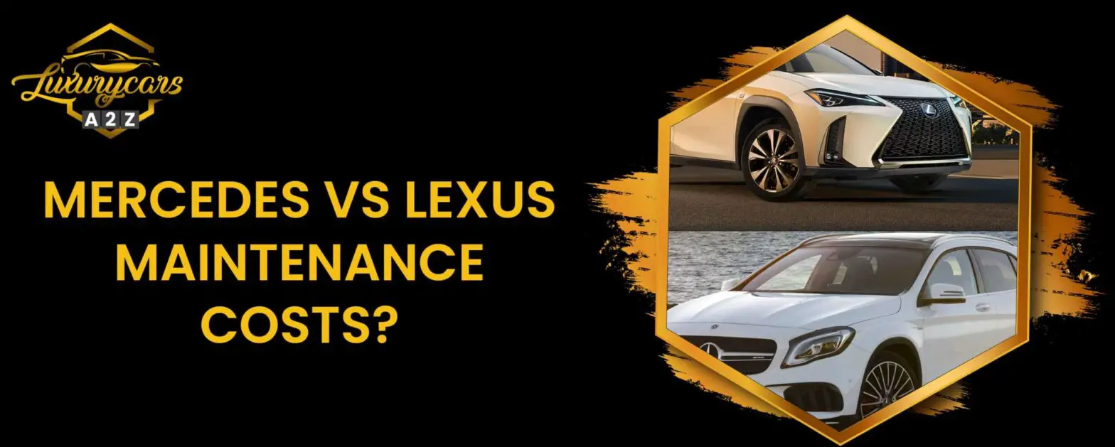 Mercedes vs Lexus Vedligeholdelsesomkostninger
