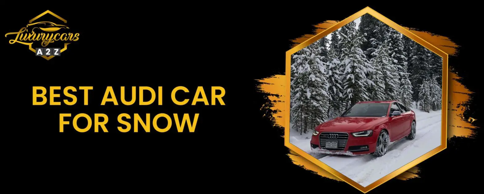 Den bedste Audi bil til at køre i sne