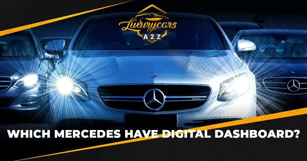 Hvilke Mercedes har digitale instrumentbrætter