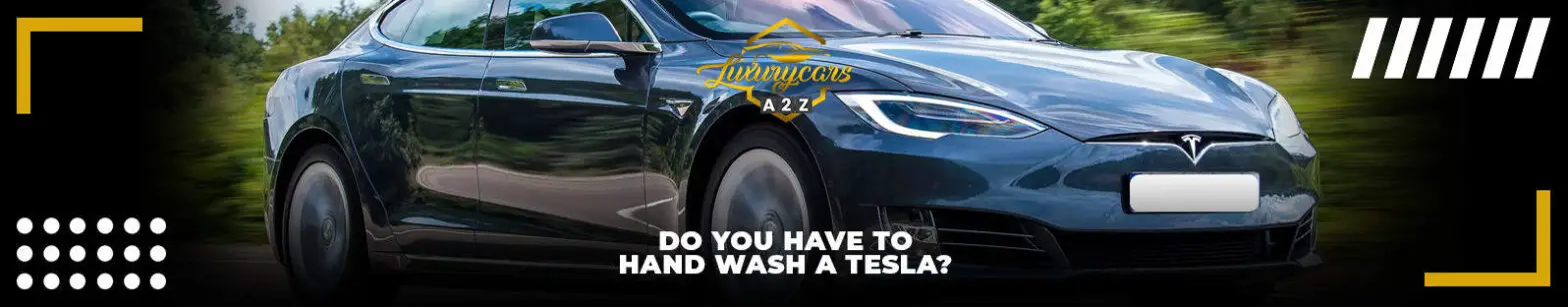 Skal man vaske en Tesla i hånden?