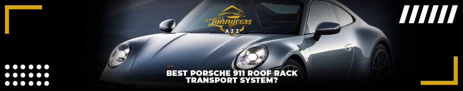 Bedste Porsche 911 tagbagagebærer transportsystem