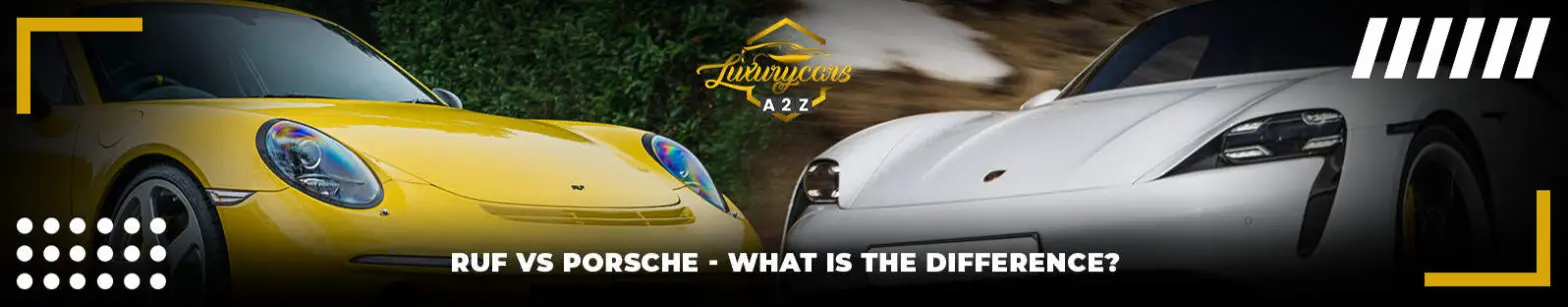 Ruf vs. Porsche - Hvad er forskellen?