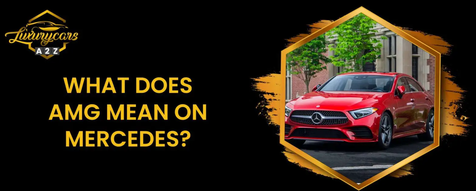 Hvad betyder AMG på Mercedes?