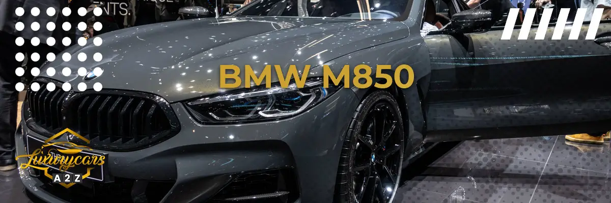 Er BMW M850 en god bil?