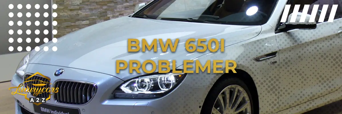 BMW 650i problemer