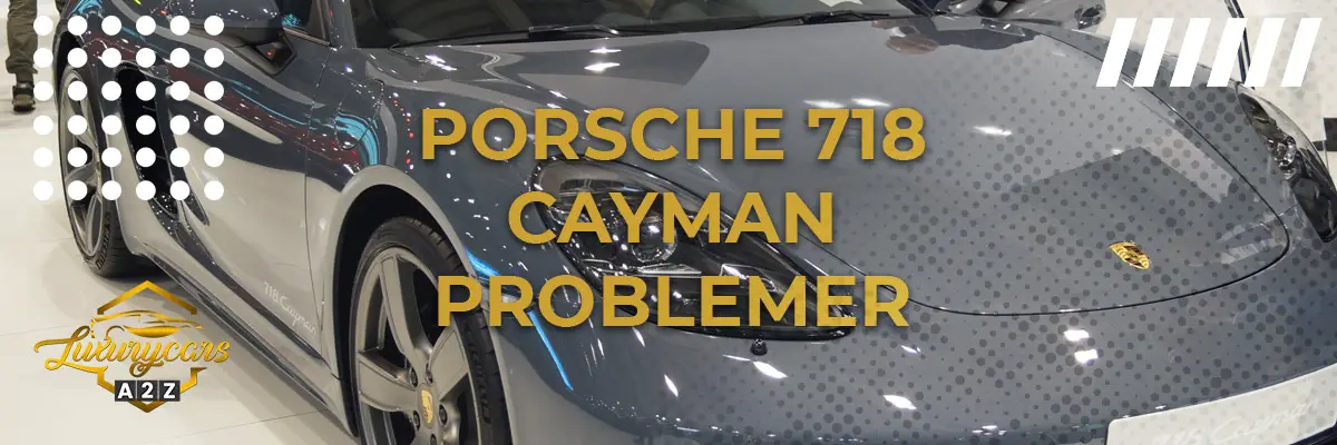 Porsche 718 Cayman - Almindelige problemer & fejl