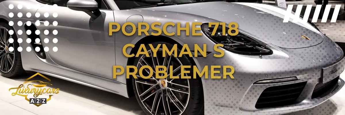 Porsche 718 Cayman S - Almindelige problemer & fejl