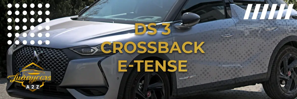 DS 3 Crossback E-Tense